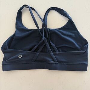 lululemon athletica - energy - navy blue sports bra